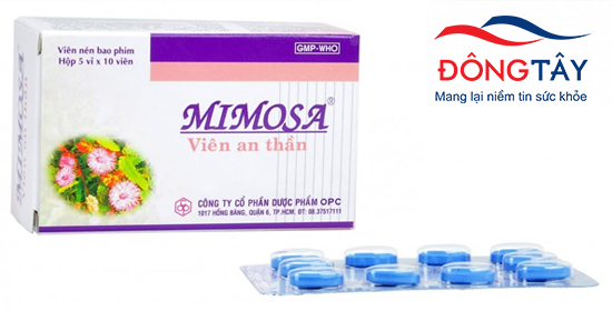 Thuốc ngủ thảo dược Mimosa - Thực Phẩm Chức Năng Đông Tây - Công Ty TNHH Đầu Tư Và Phát Triển Đông Tây